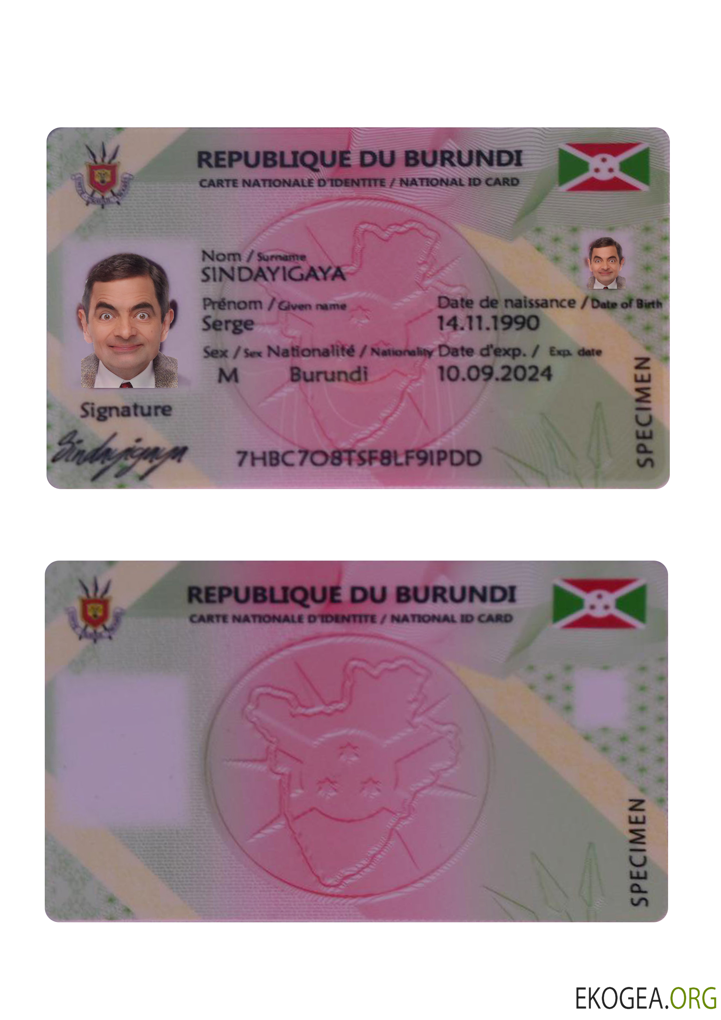 Carte d'identité burundaise